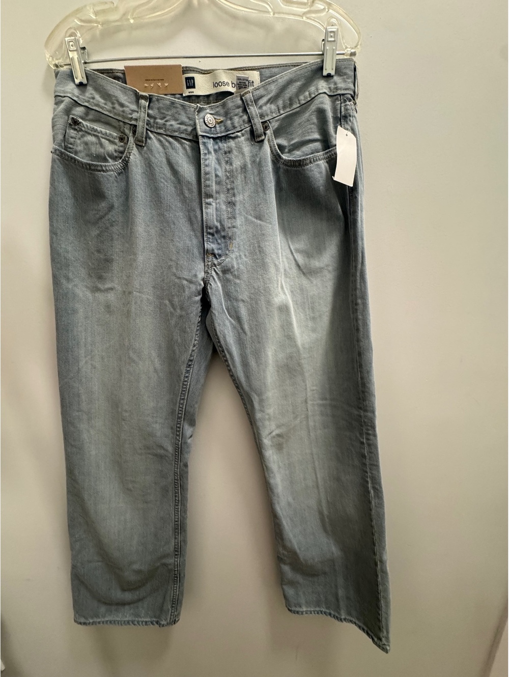 Gap loose boot fit light wash jeans